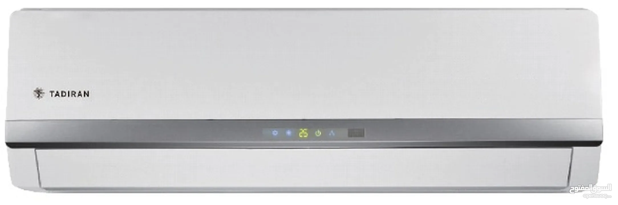 3 مكيفات تاديران شبه جديد طن وربع الأوفر للطاقة A استعمال بسيط بسعر مميز بسبب السفر فقط.