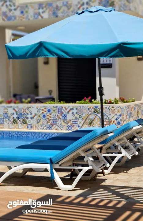 Beautiful chalet in dead sea with colorful decoration with BBQ area to prepare your delicious foods.
