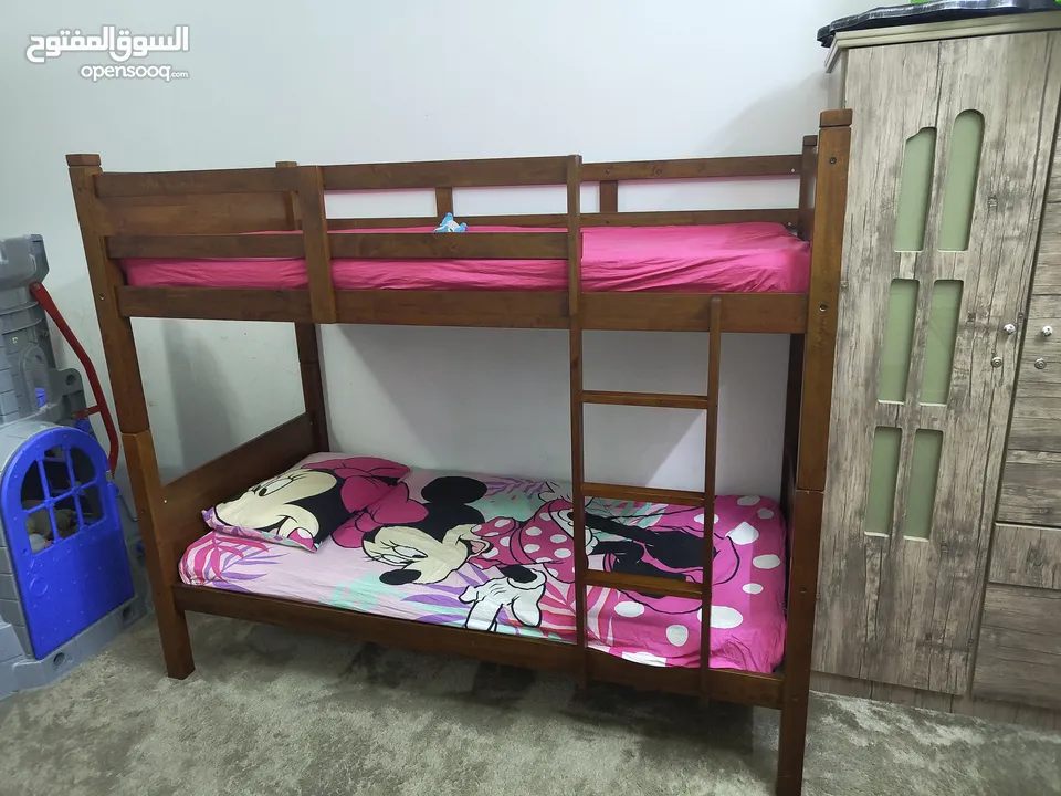 Wooden Bunk Bed for sale