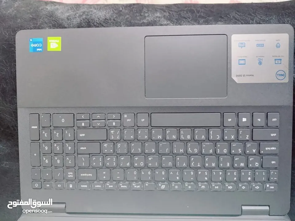 لاب توب ديل بحالة الوكاله كرتين شاشة معالج جيل 11 11th Generation Core i5-1135G7 up to 4.2