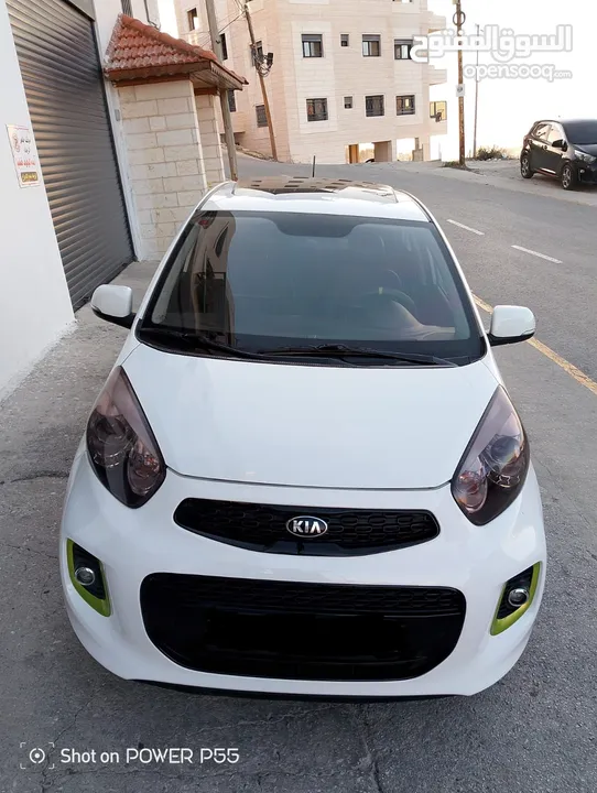 كيا مورننغ 2016 ترخيص 2015 جير عادي فتحه سقف اصليه GT laine