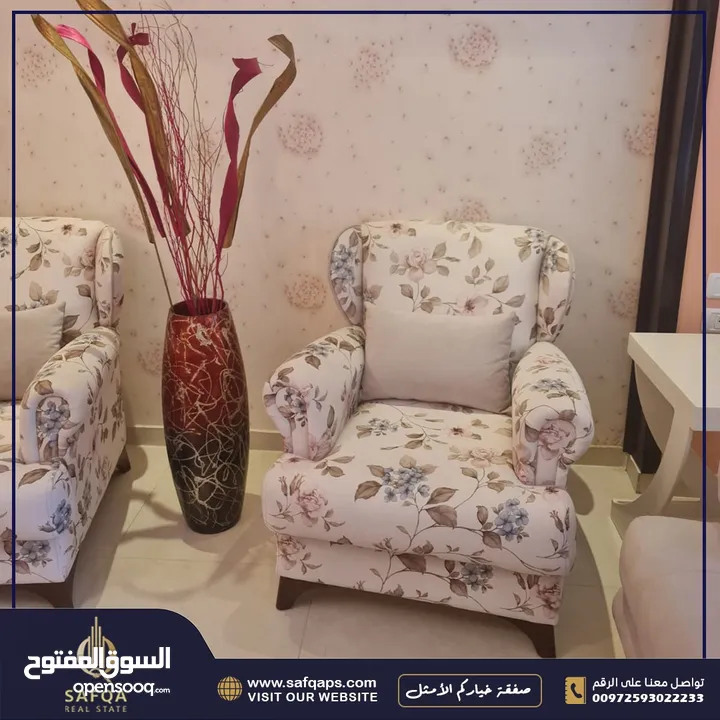 شقة ارضية جاهزة للسكن  مع حديقة خاصة محيطة بالمنزل في رام الله تحتا عقار رقم: B1439