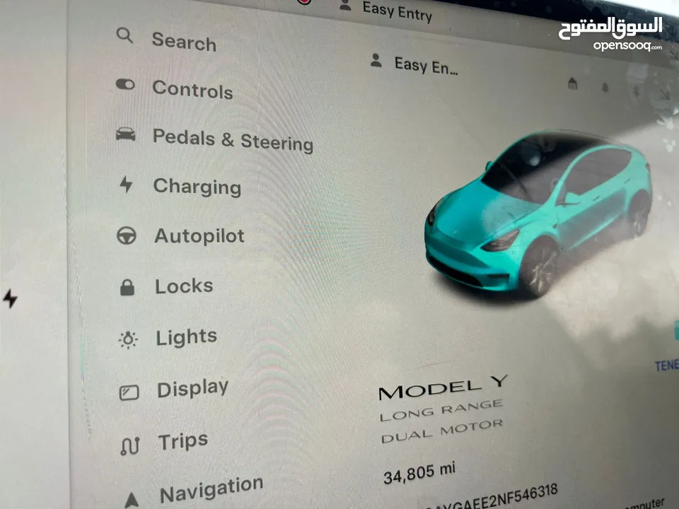 TESLA MODEL Y 2022 LONG-RANGE DUAL MOTOR-7 Seats  (سبع مقاعد)