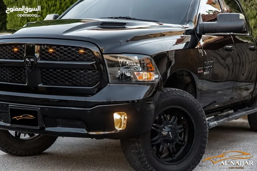 Dodge Ram Big horn 2019 gasoline   البكب بحالة الوكالة و قطع مسافة 51,000 ميل فقط