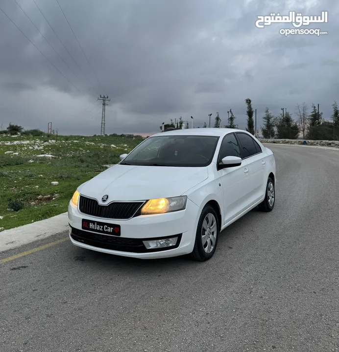 سكودا رابيد موديل 2015 ديزل اصل برايفت يد ثانية محرك 1600 جير عادي