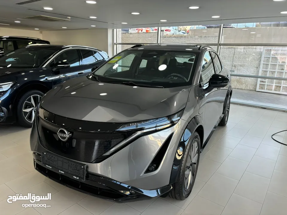 NISSAN AIRYA نيسان اريا كهربائيه 2024 كفالة مجموعة بسطامي والصاحب 3 سنوات او 100000كم