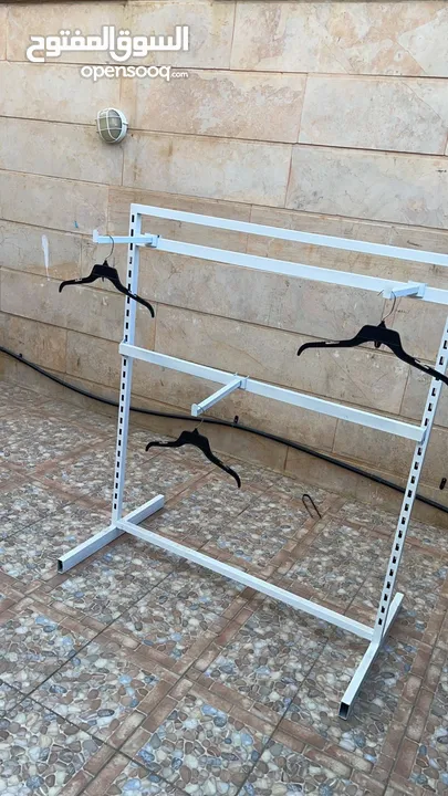 ستاندات ملابس حديد جديد  ستاندات عرض ملابس