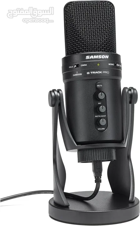 مايكروفون Samson G-Track Pro Professional USB Condenser Microphone with Audio Interface