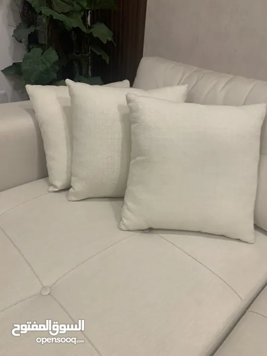طقم كنب حرف L استعمال مناسبات فقط