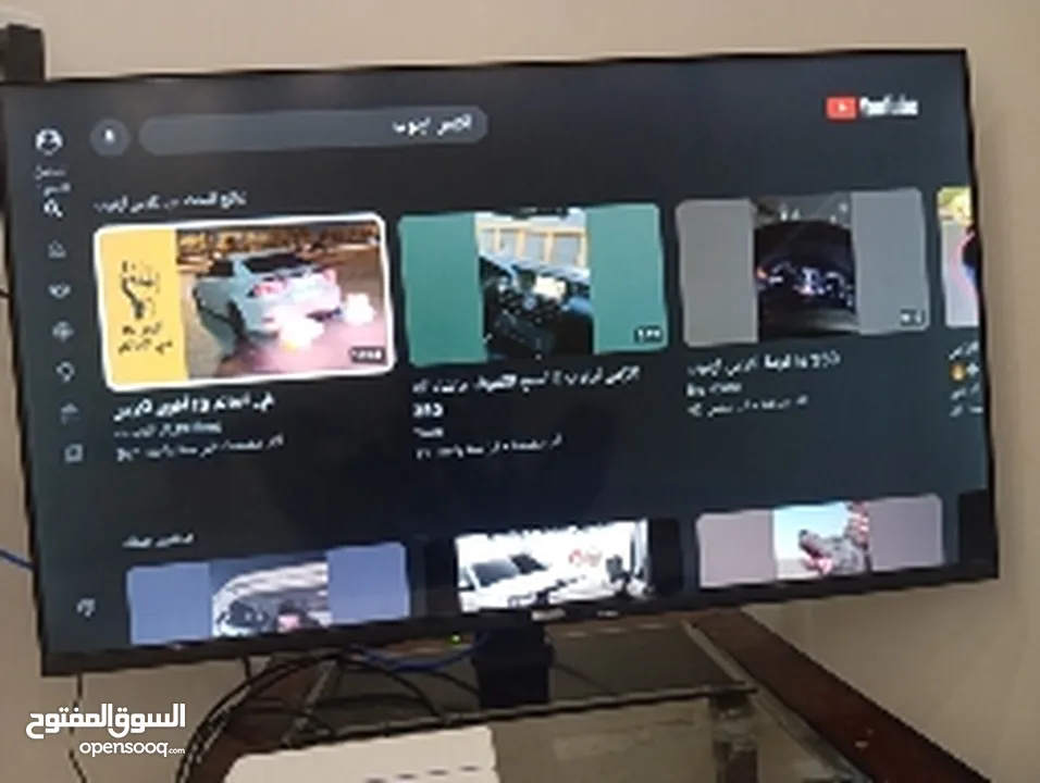 شاشه جيمنج فيه يوتيوب مستعمله 7 شهور 42 انش