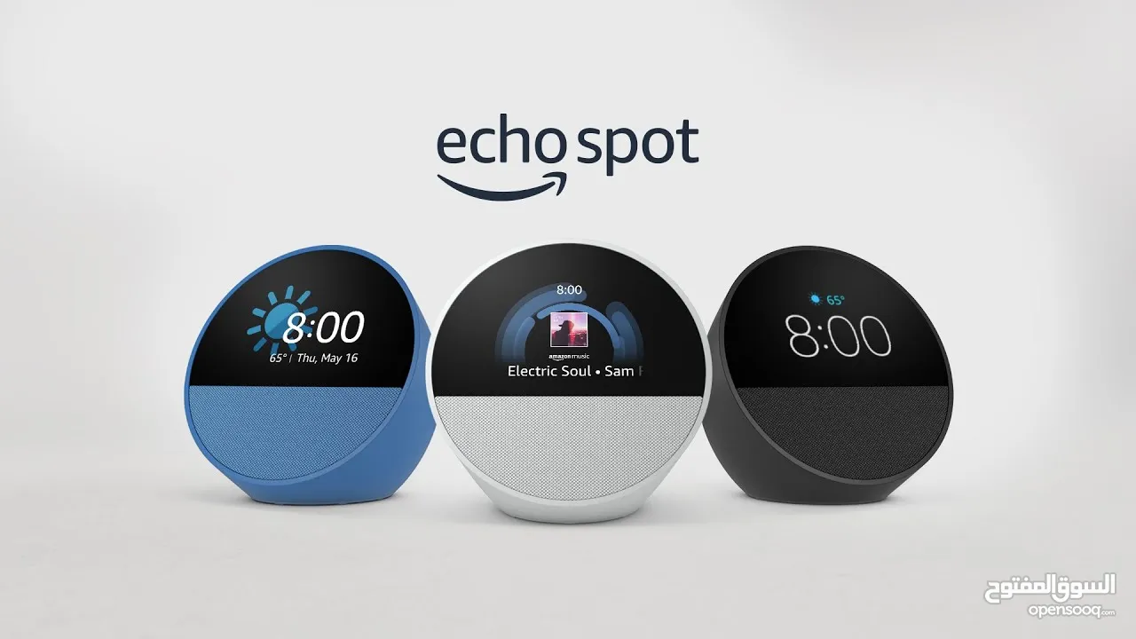 اليكسا سماعة ذكية  إيكو سبوت (إصدار 2024) ALEXA Amazon Echo Spot