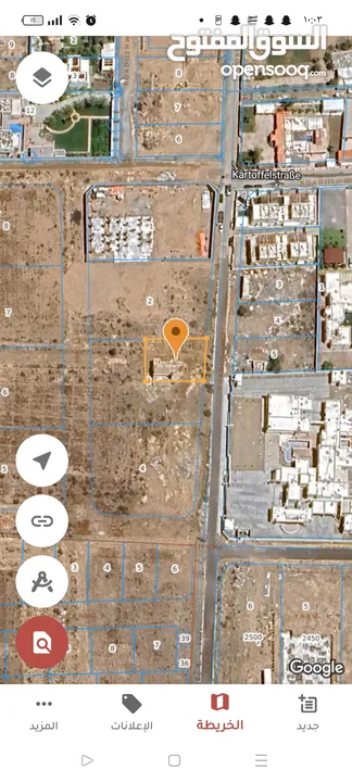 أرض سكنية أبو النخيل جنوب مقابل حديقة النسيم و خلف شركة أبعاد في موقع متكامل الخدمات على شوارع قار