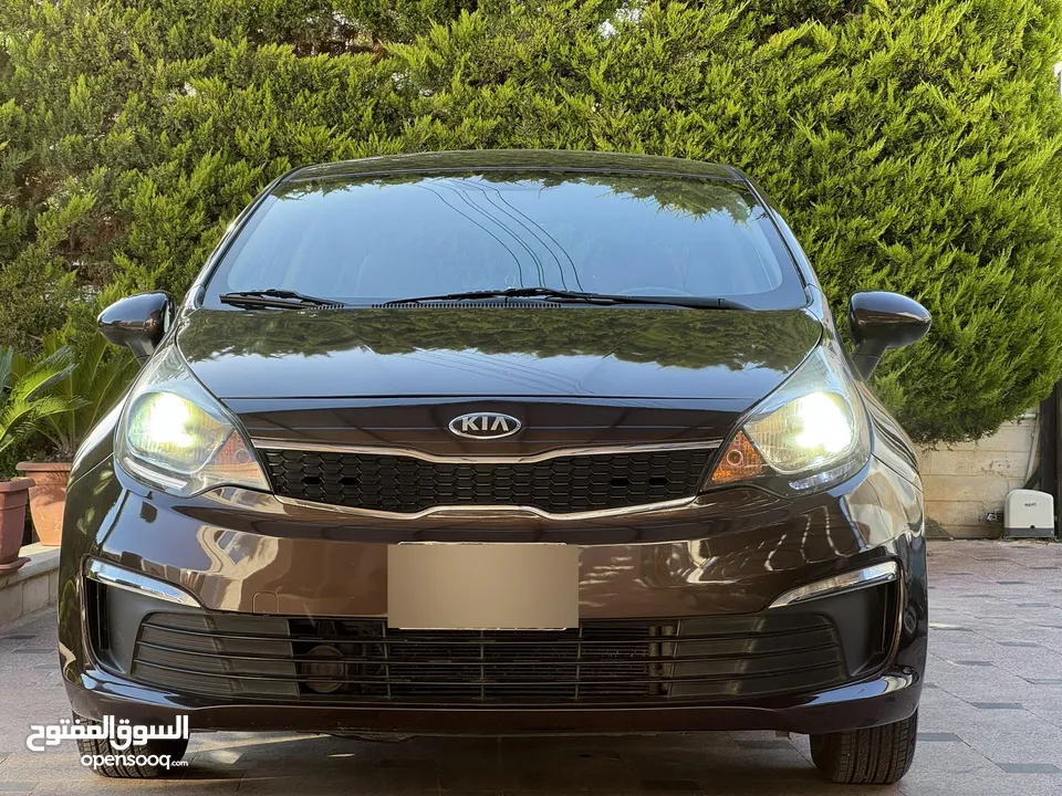 كيا ريو kia rio جيد 7 موديل 2016