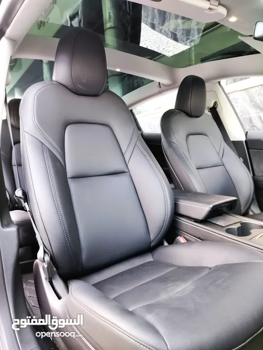 تيسلا 2023 model 3 فحص كامل 4 جــيــد ممشى قليل 18 الف بحالة الوكالة لون مميز بسعر لقطة ومحروووق