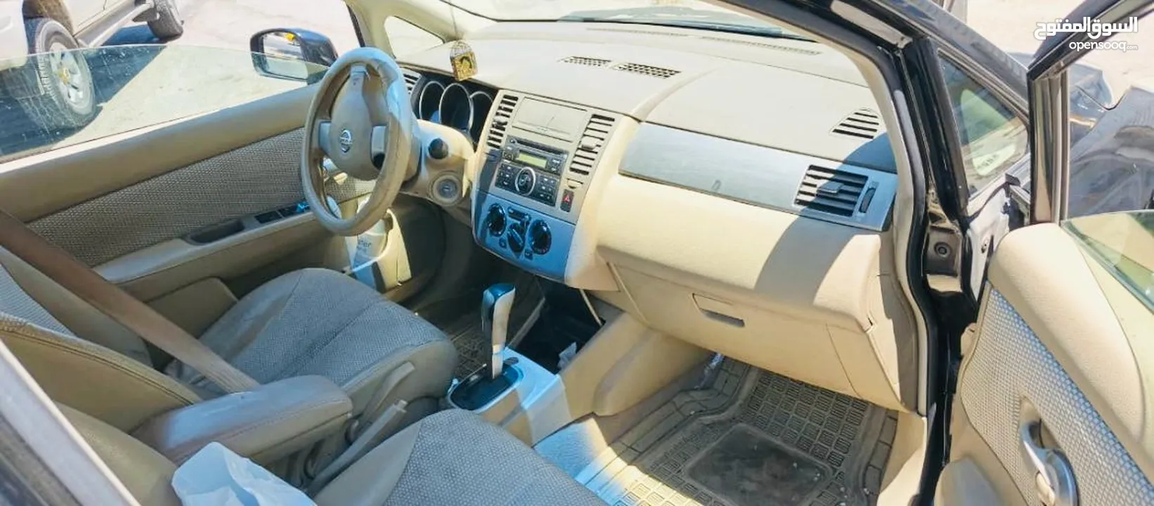 نيسان تيدا 2008،ياباني،لون اسود،1600cc