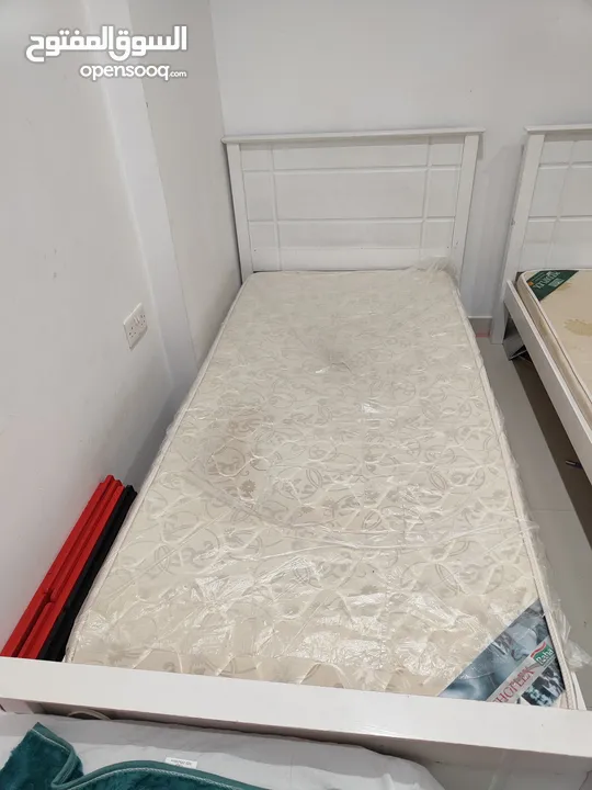 FREE مجانا two single beds with mattresses