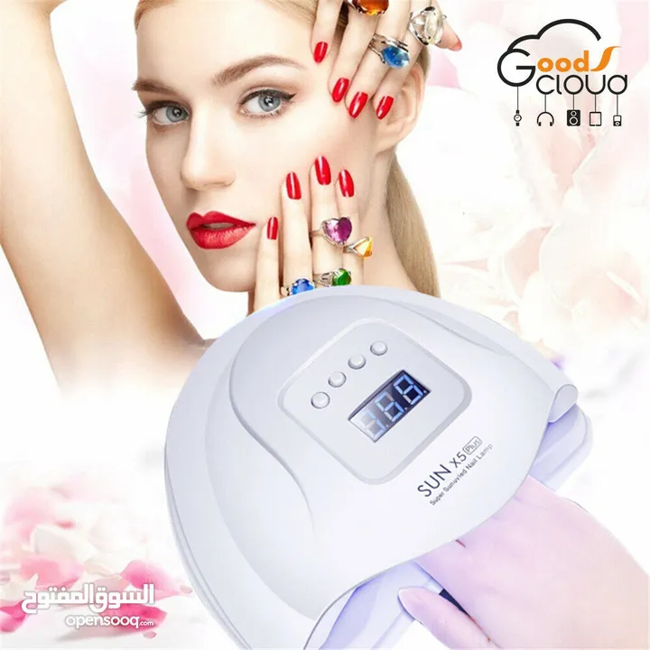 مجفف طلاء الاظافر 80 واط Nail Lamp