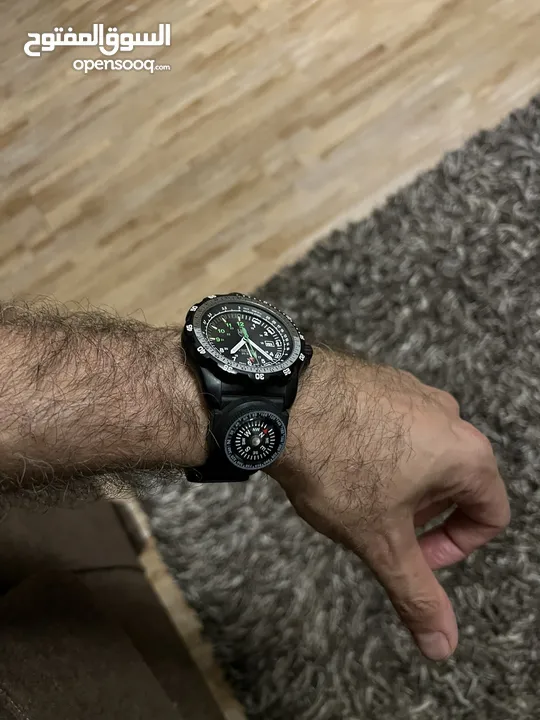 مع بوصله اصليه Luminox ساعه عسكريه حجم كبير 46 xl