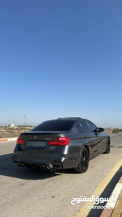 Bmw 330i 2016 252 hp  فحص نضيف السيارة مفللة