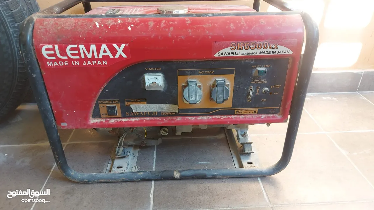 جنريتر جابني مستخدم للبيع SH6500ex 220v/60hz