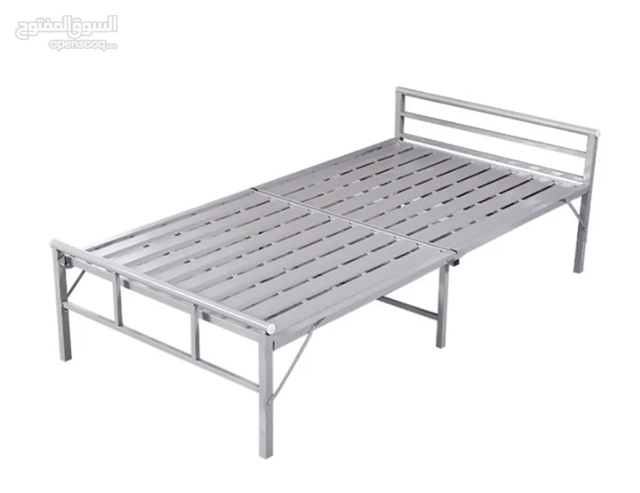 folding metal bed