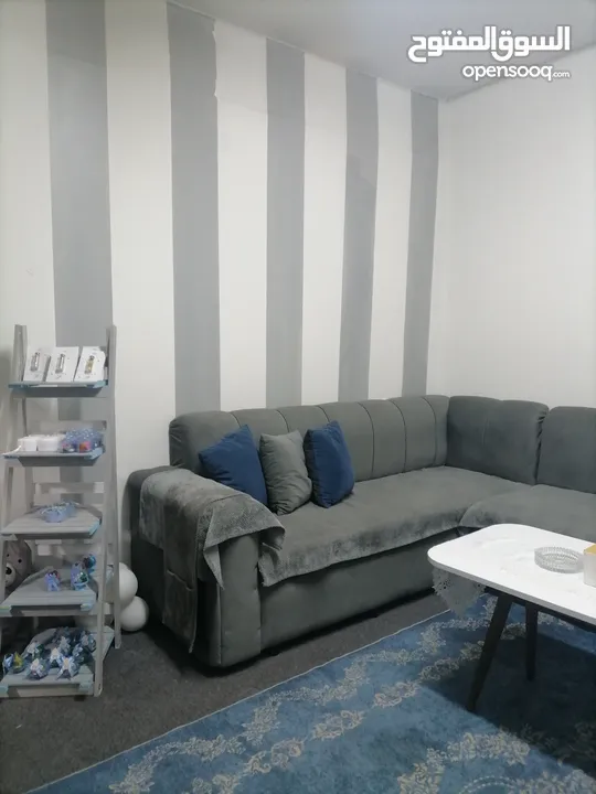 طقم كنب سكني من 8 مقاعد حرف L