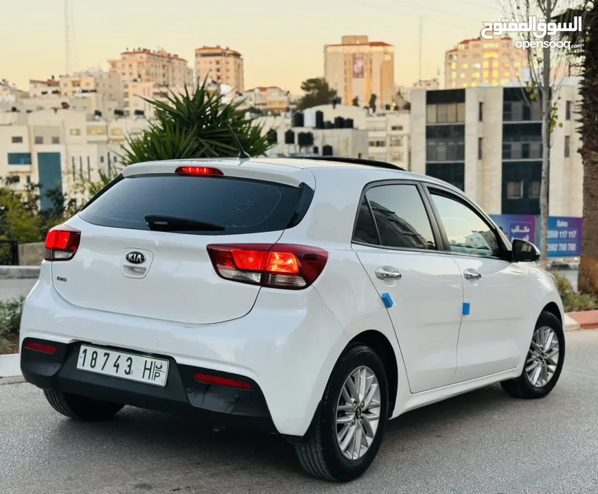 كيا ريو 2019 . اوتوماتيك . اصل برايفيت . يد ثانيه . دهان شركه . ترخيص + تأمين جديد