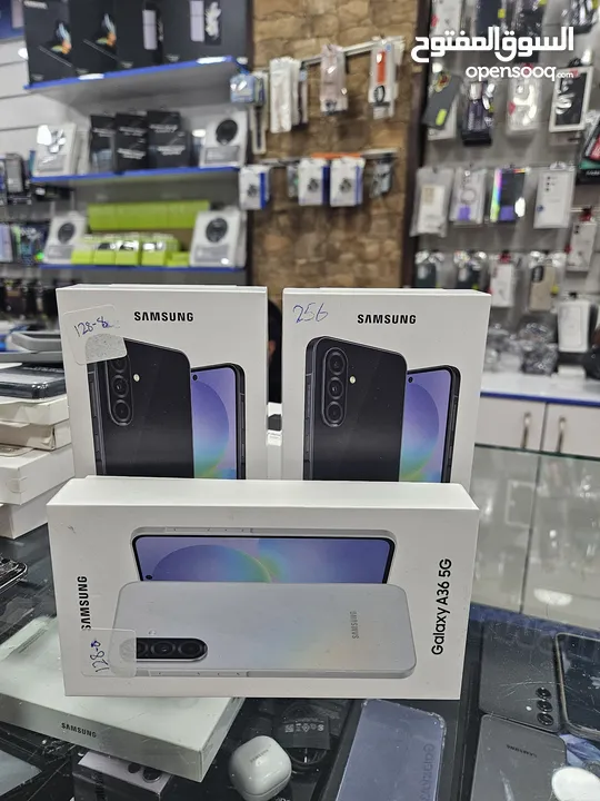 Samsung A36 5G جديد كفالة الوكيل الرسمي BMS