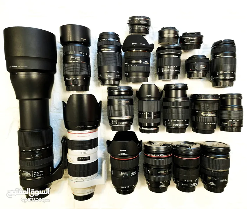 Canon Lenses 24-105 24-70 50mm 18-200 75-300 18-135 70-300