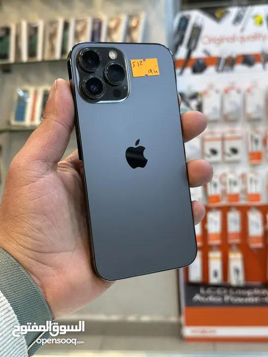 iPhone 13 Pro Max 512g بطاريه 90 وكاله مكفول