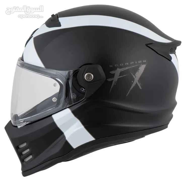 خوذة Scorpion Covert FX Gallus اصلية جديدة بكرتونتها مع كامل اغراضها مقاس X-Large