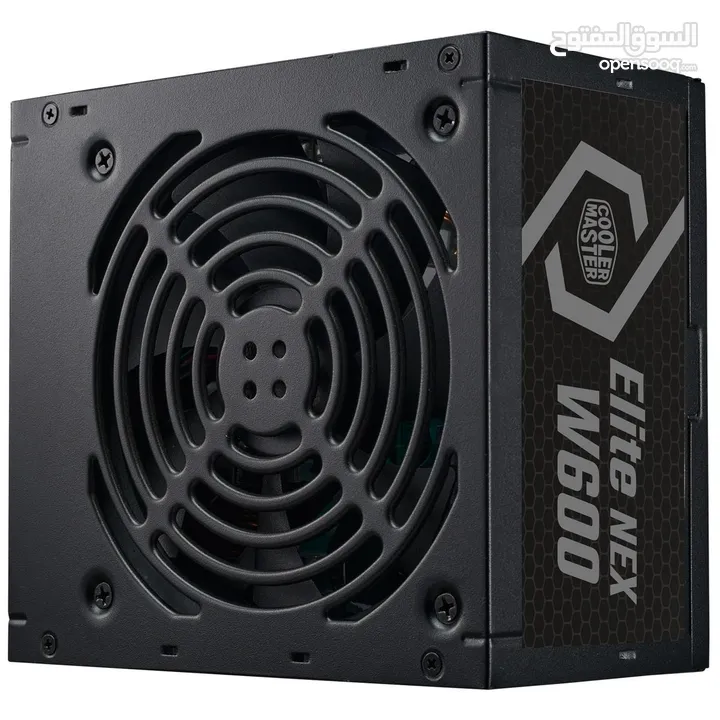 باور سبلاي كولر ماستر اصلي لأجهزة الجيمنج 600 واط حقيقي COOLERMASTER 600W 80+ GAMING POWER SUPPLY