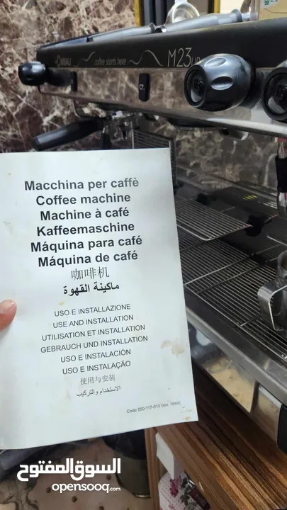 ماكينة قهوة اسبرسو و مطحنة نوع CIMBALI