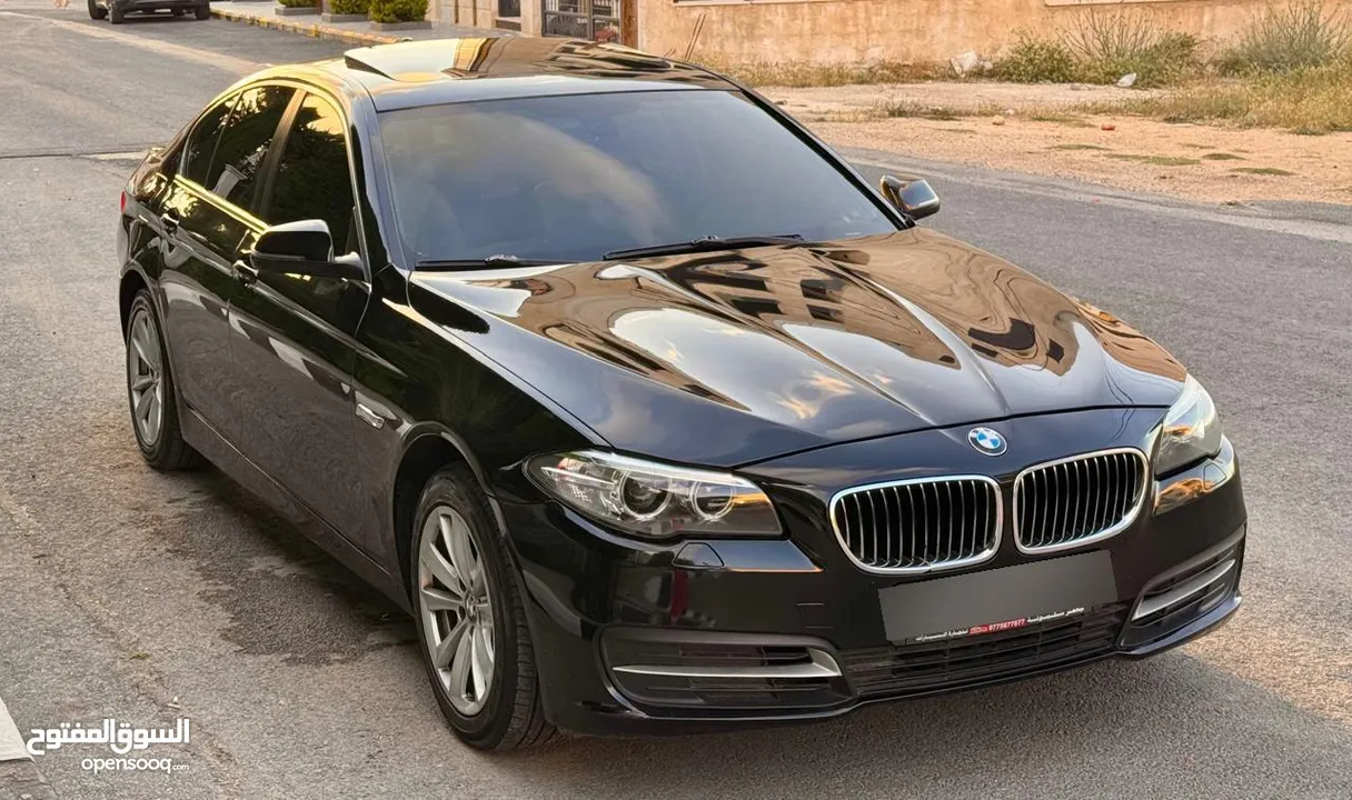 للبيع او البدل ع اقل سعر.  BMW 528i فحص كامل موديل 2014