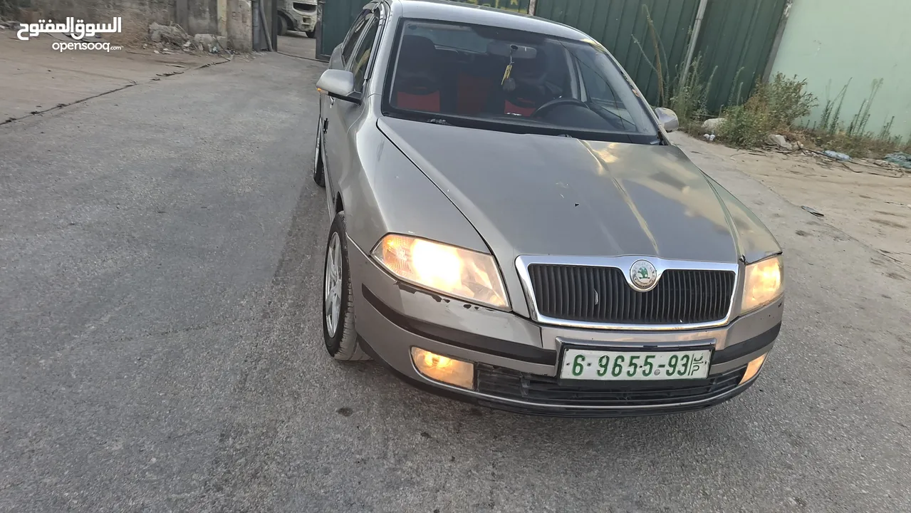 سكودا نيو موديل 2008ديزل _ماتور 1900تربوا_غيار عادي فحص نظيف وسعرحرق كاش وقت المعاينة قطارة سوللر