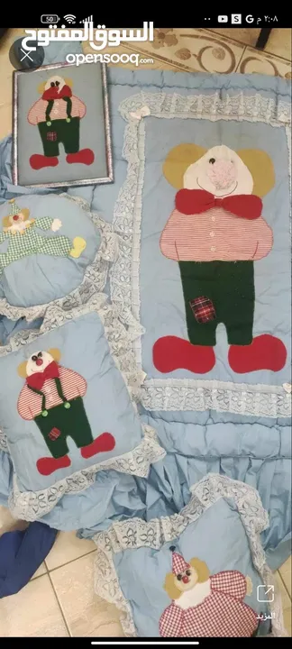 سرير اطفال مع لحاب بيبي اوبليك يدوي