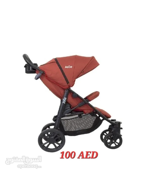 JOIE Literax red with baby's car seat