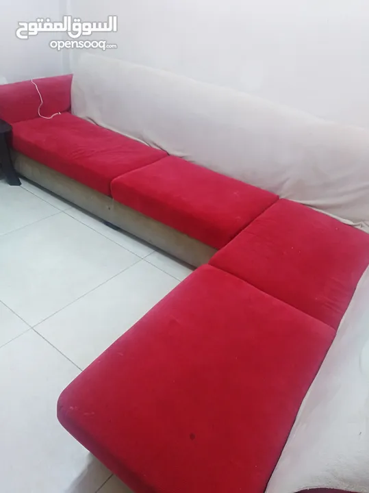 كورنر حرف ل  خشب سويد 7مقاعد