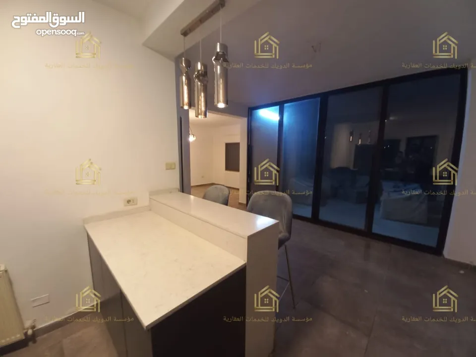 روف فارغ - أو مفروش بنفس الأجرة - دير غبار - 2نوم - ترس بإطلالــــه بانوراما