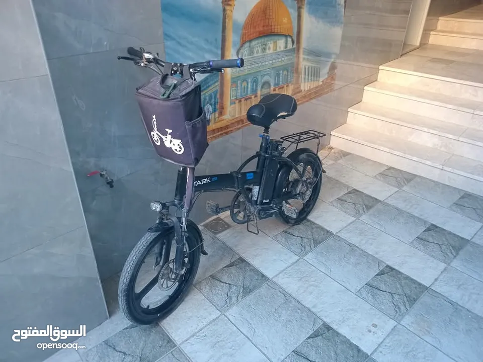 بسكليت كهربائي بوضع الممتاز  للبيع داخل مدينة نابلس 48فولت 16 امبير