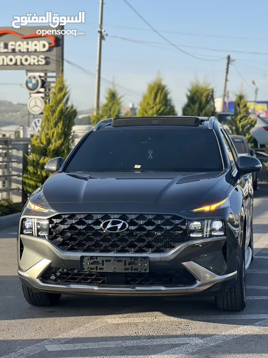 هونداي سانتفيه هايبرد 2022  فل اضافات  ون مليون  Hyundai santafi 2022  1M  Hybrid