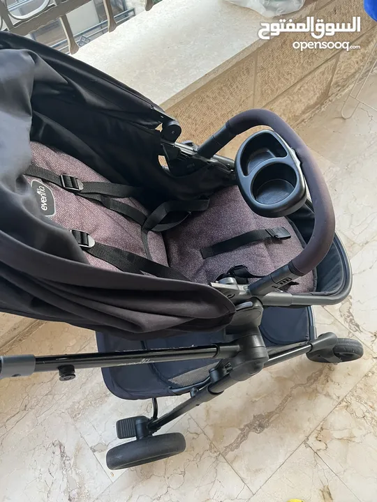 Stroller evenflo pivot with car seat