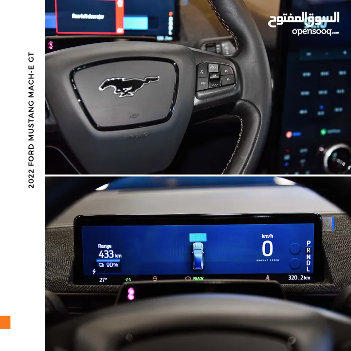 فورد موستنج ماك اي الكهربائية بالكامل 2022 Ford Mustang Mach-E GT EV