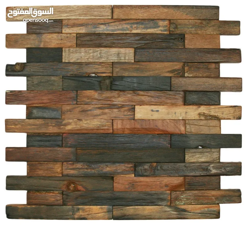ديكور خشب خام 3D