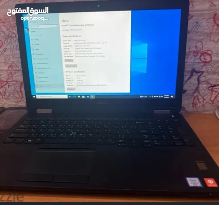 مزود بالبصمة وبحاله ممتازه جدا Dell core  لم يتم استخدامه i7 E5570