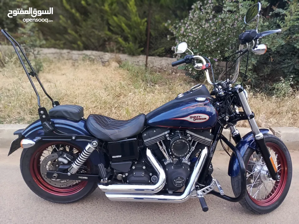 Harley Davidson street bob 2013.1700ccبحاله الوكاله