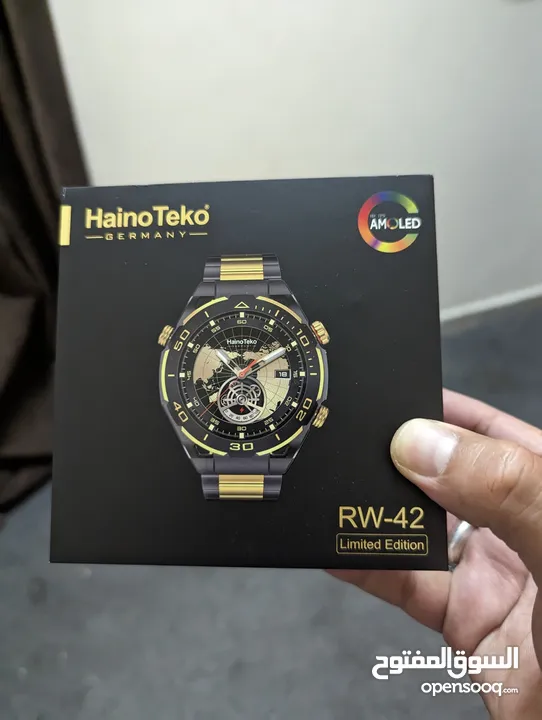 ساعة ذكية من هايونوتيكو شاشة كبيرة تصميم جذاب