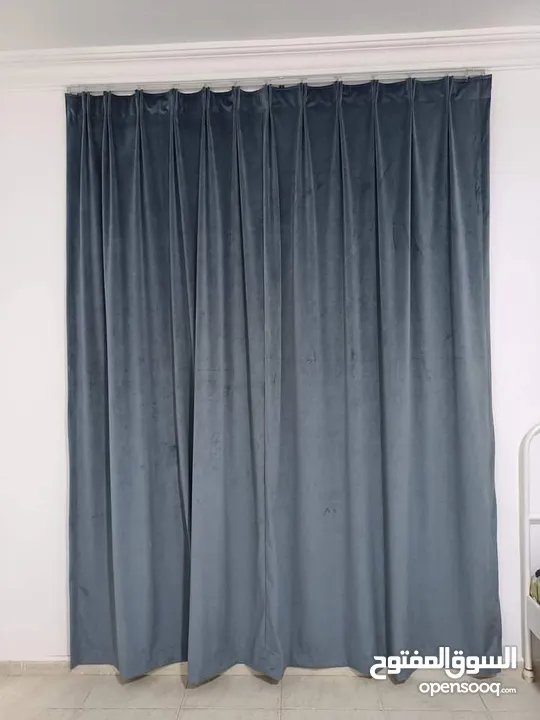 new curtains making and fixing