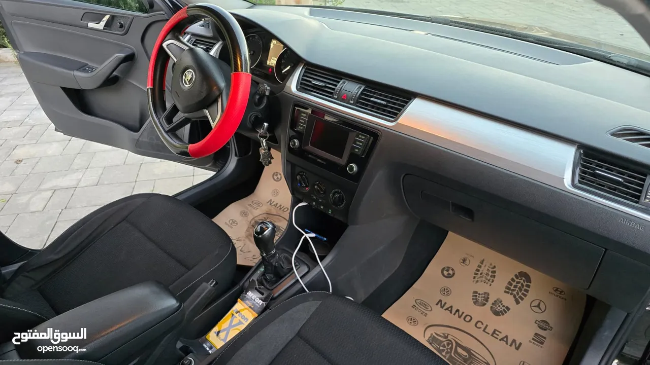 سكودا رابيد بحالة الوكالة ايد (0) ماتور 1400 بنزين تيربو احلا من الصور يطرح البركه لصاحب النصيب