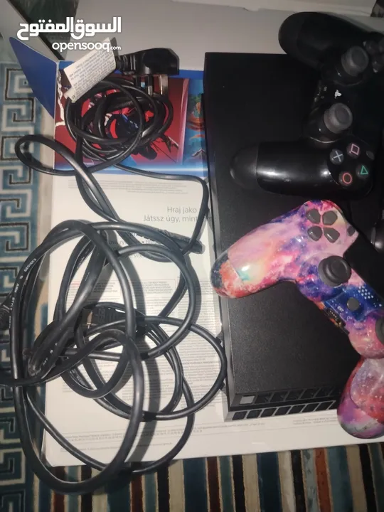 ps4 500 giga with accessories in good condition